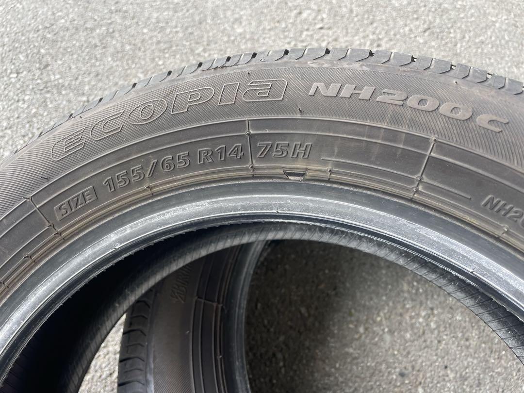 155/65R14 中古タイヤ　2本