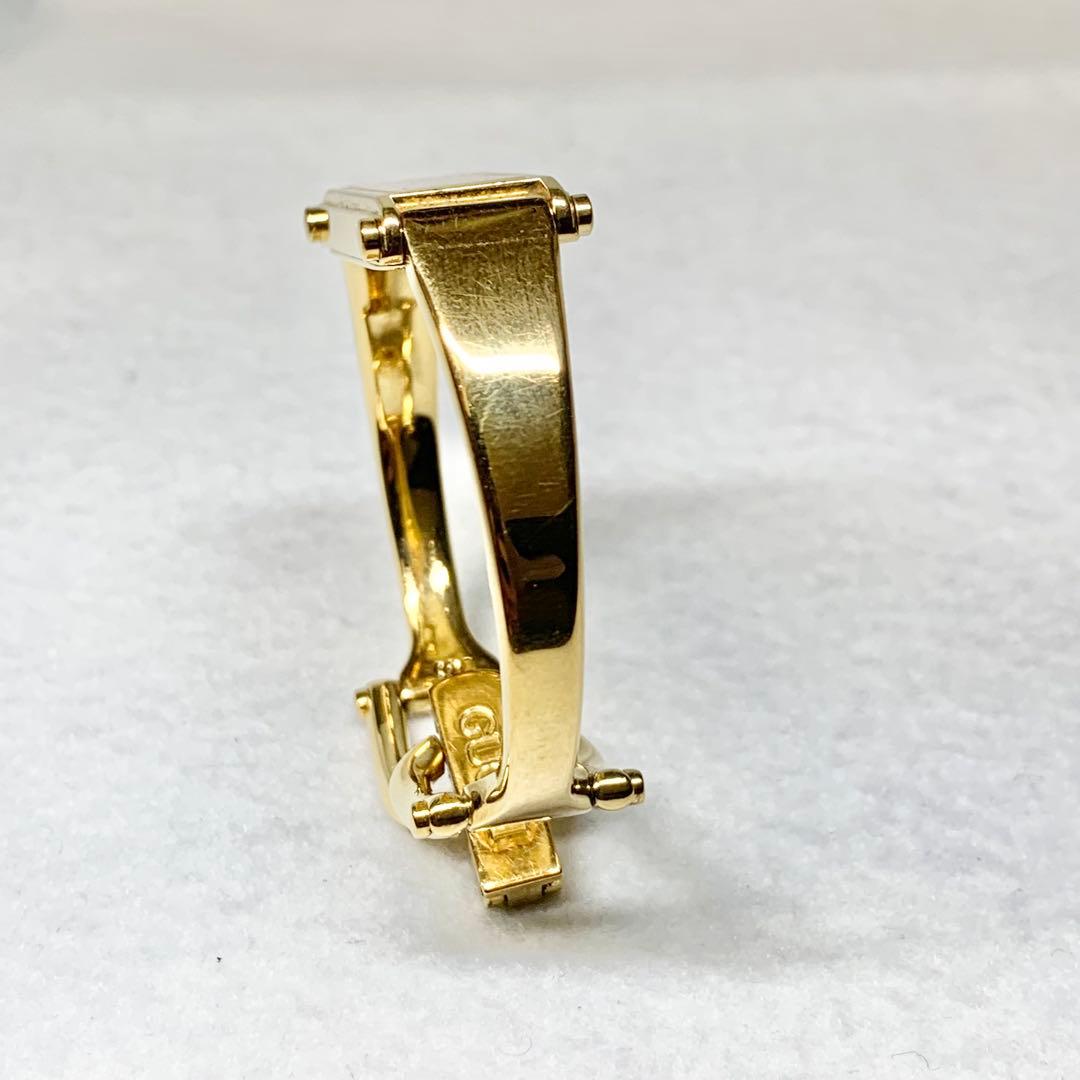 希少 GUCCI 腕時計 1500 クォーツ ゴールド 稼働品 保存箱付