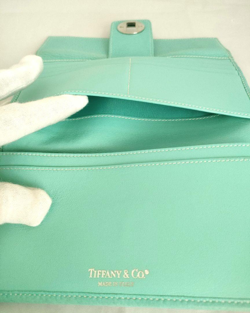 大人気新品セール ブ ティファニー ティファニーブルー ターンロック 長財布 TIFFANY 小物