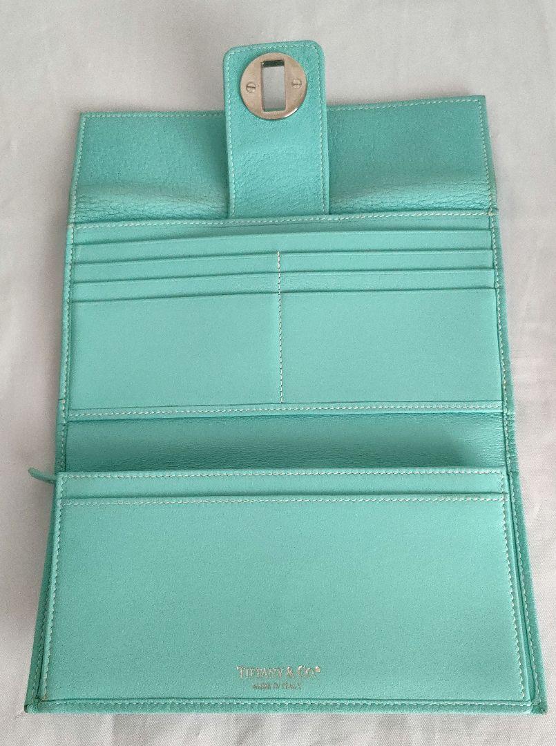 ティファニー TIFFANY 長財布 ターンロック ティファニーブルー
