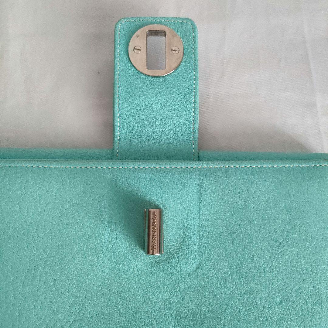 ティファニー TIFFANY 長財布 ターンロック ティファニーブルー