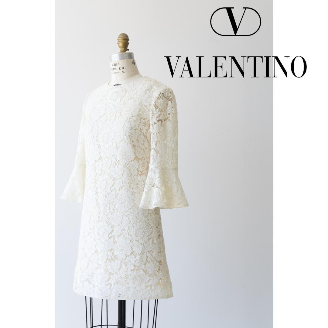 逆輸入 VALENTINO ヴァレンティノ メルカリ - ワンピース 総レース ワンピース