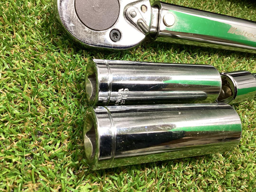 メルテック トルクレンチ アルミホイール対応 薄型ロングソケット19・21mm