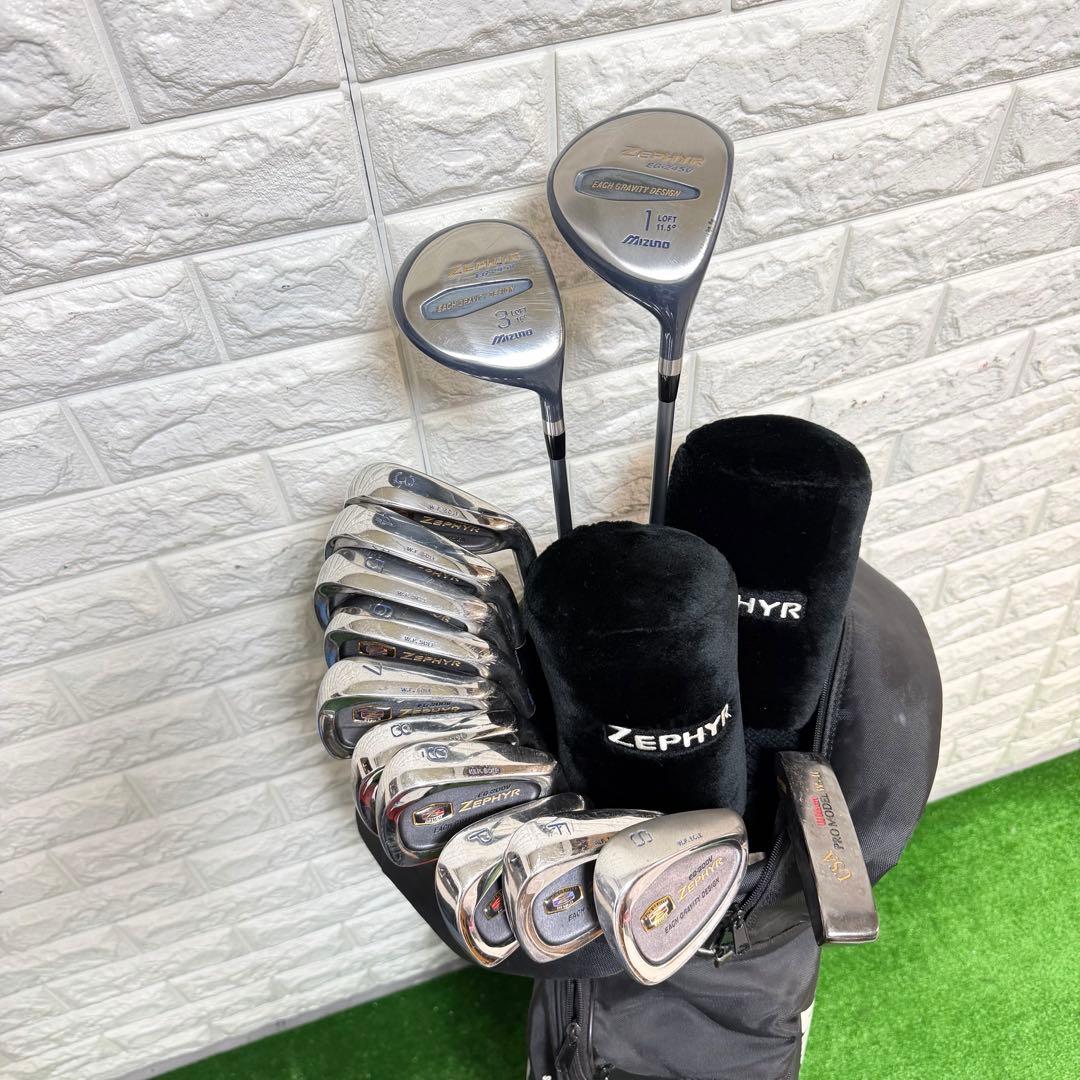 ゴルフセット 初心者応援 Mizuno ZEPHYR メンズ 右打ち すぐ使える ゴルフセット 初心者応援 Mizuno ZEPHYR メンズ 右打ち すぐ使える