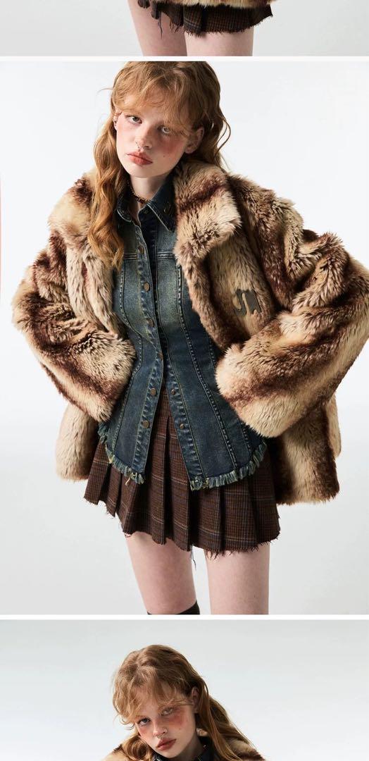 1JINN STUDIO Faux Fur Winter Jacket