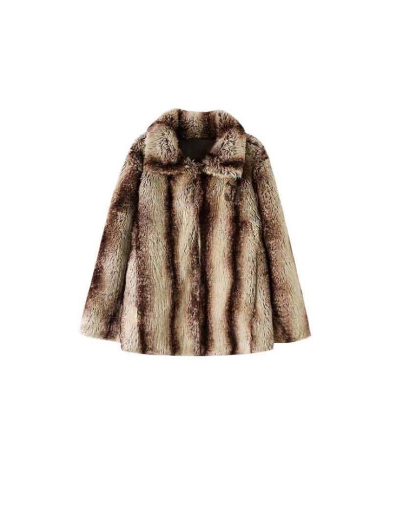 お歳暮 1JINN STUDIO Jacket Winter Fur Faux ジャケット・アウター