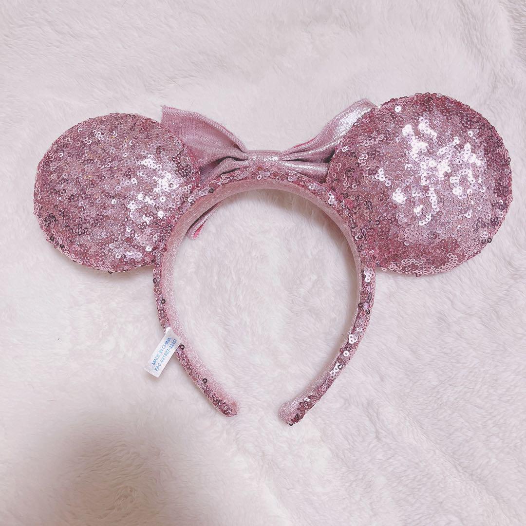 ☆US Disney Parks☆ミニーちゃん キラキラカチューシャ ディズニー ミニーちゃん カチューシャ （USディズニー】ミニー