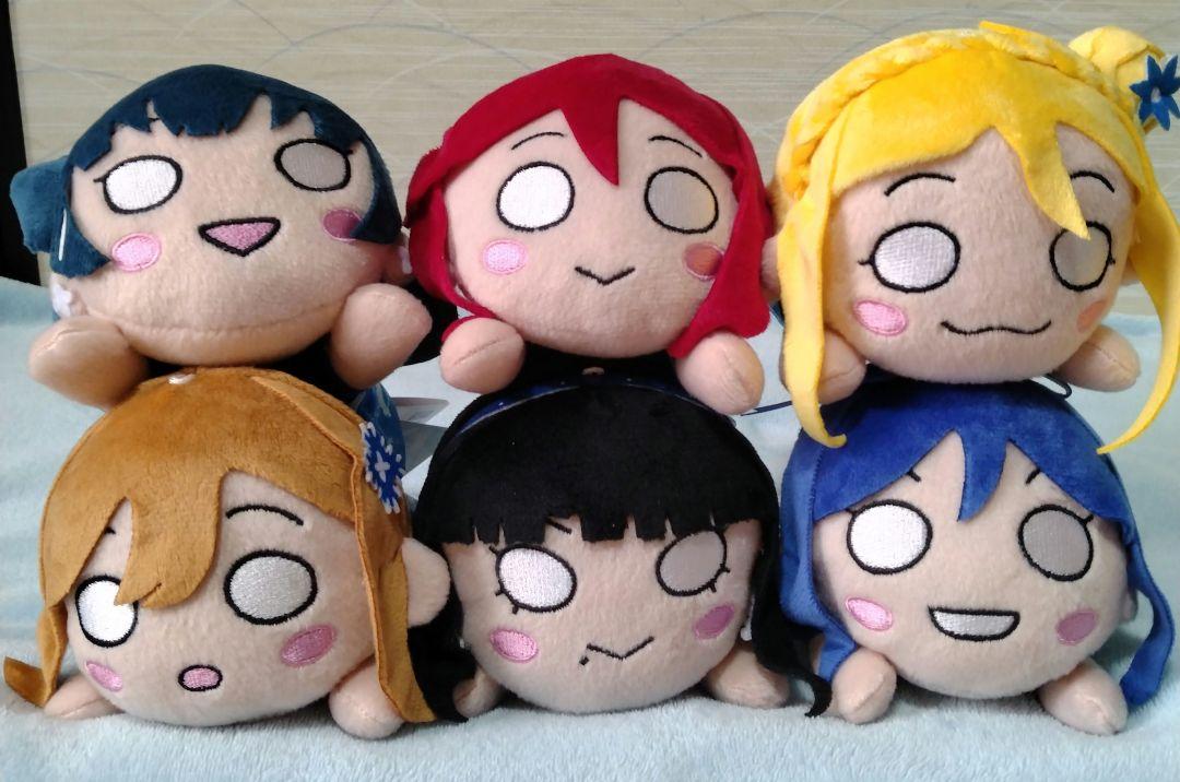 ラブライブサンシャイン 寝そべりぬいぐるみ 〜永久hours〜 6種セット