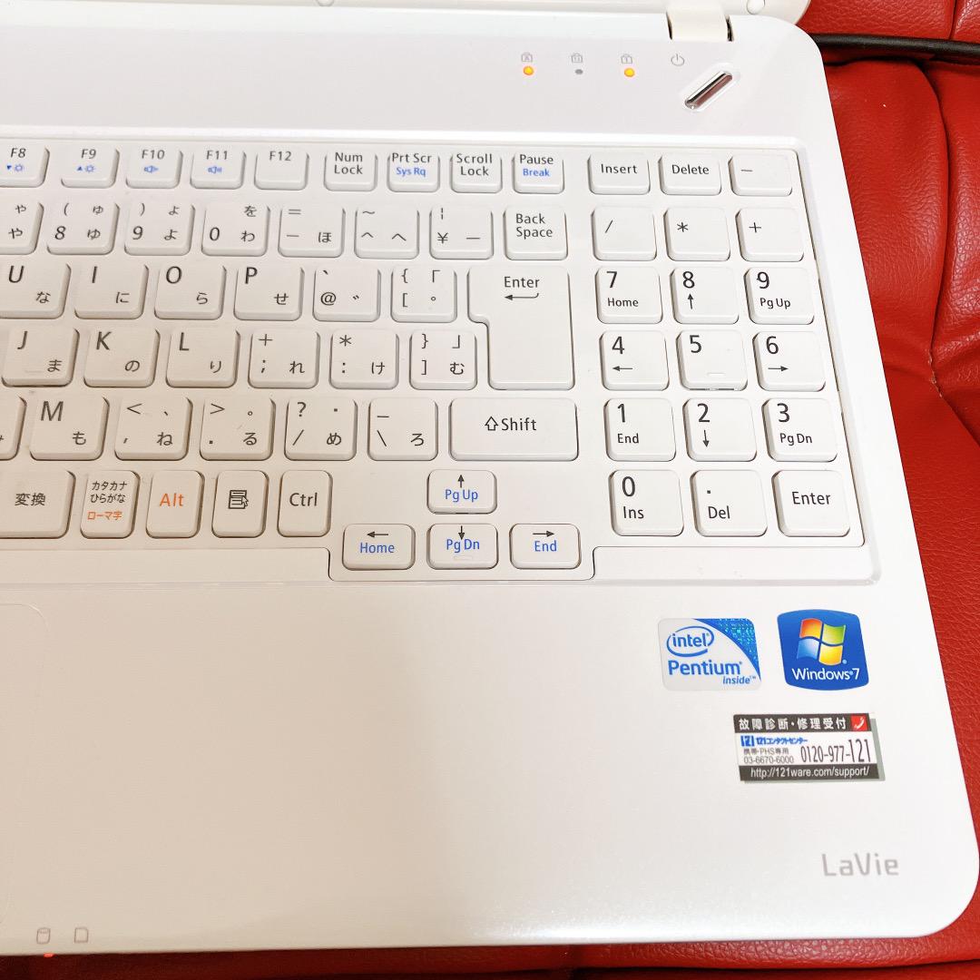Office付♪ NEC ノートパソコン 初心者おすすめ♡人気のホワイト Office付♪ NEC ノートパソコン 初心者おすすめ♡人気のホワイト