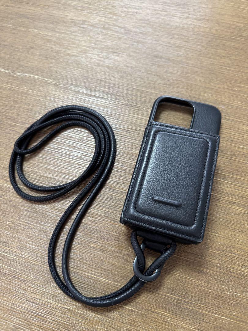 objects.io】 iPhone15Pro ケース BLACK スマートフォン・携帯電話