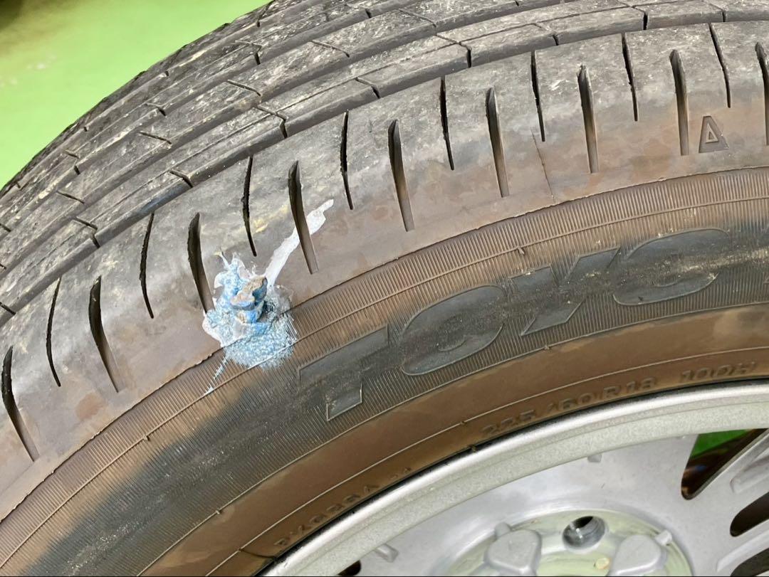 アルファード40系　純正タイヤホイールセット4本　1本ジャンク225/60R18
