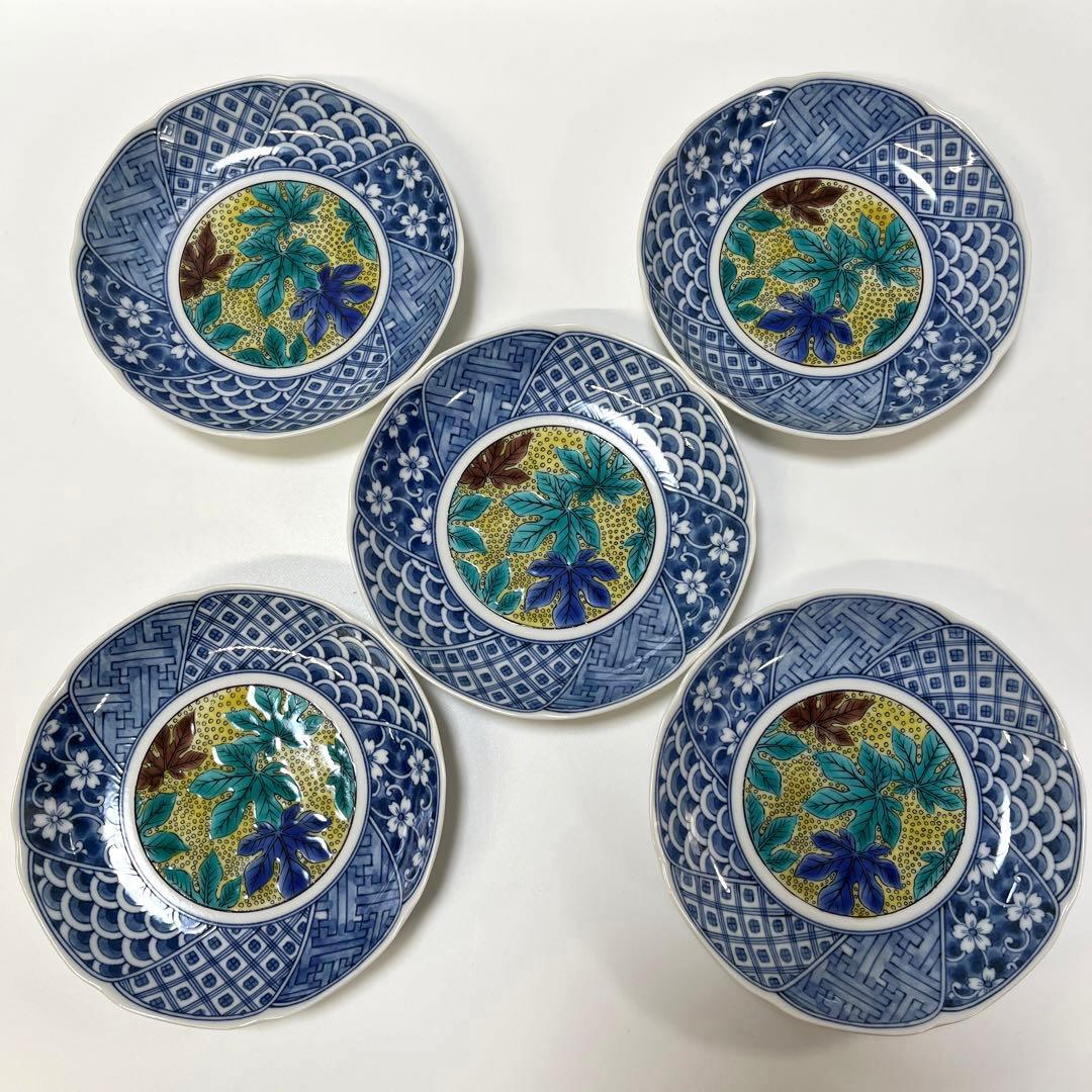 九谷焼 泉峯 銘々皿 5枚セット | www.eesppsantarosacusco.edu.pe