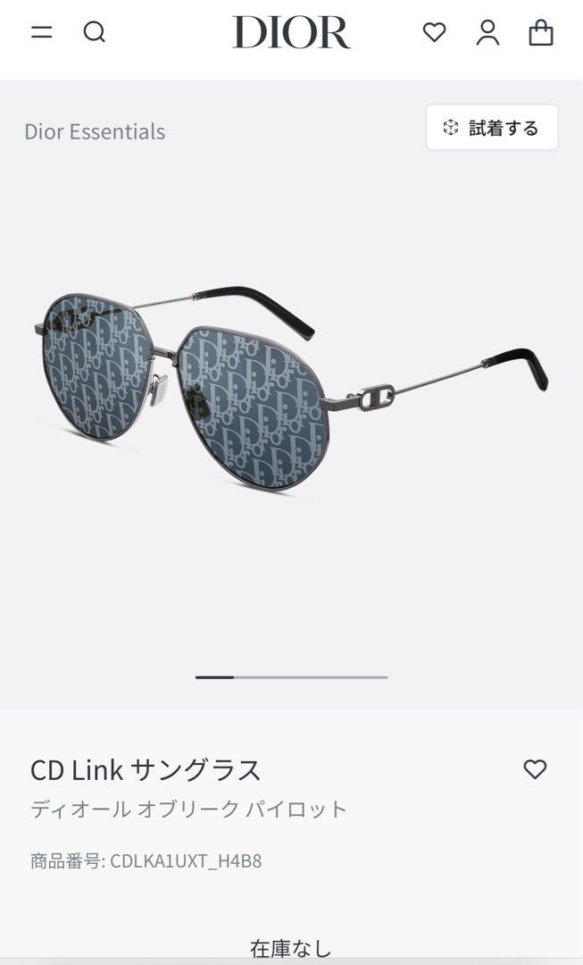 Dior 【売り切れ品】サングラス Linkユニセックス