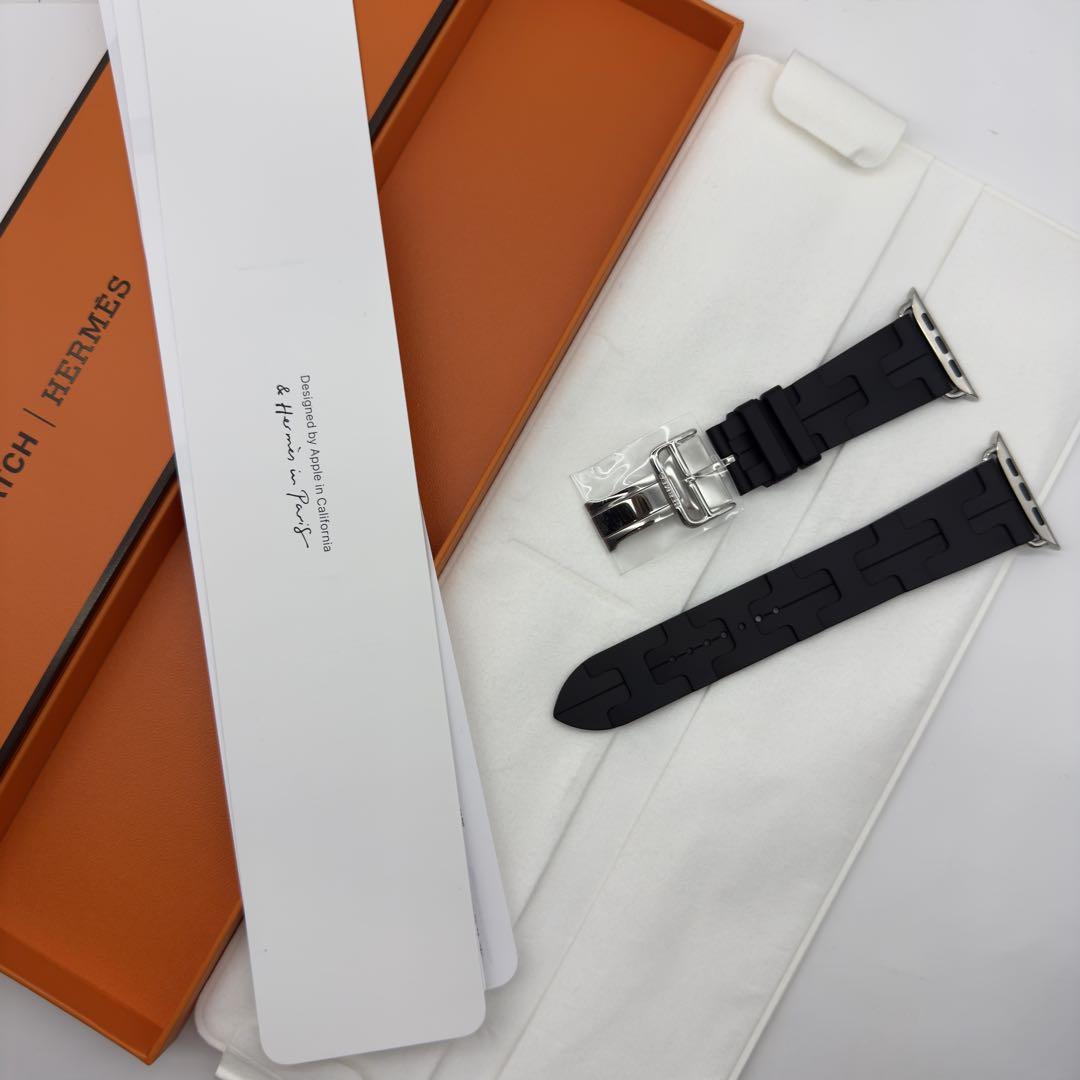 2667 未使用　Apple Watch エルメス　キリム　ブラック　バックル