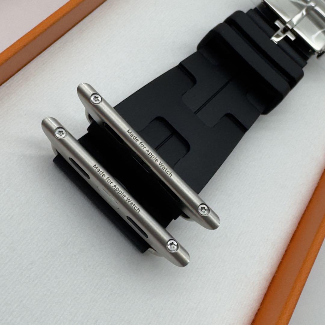 2667 未使用　Apple Watch エルメス　キリム　ブラック　バックル