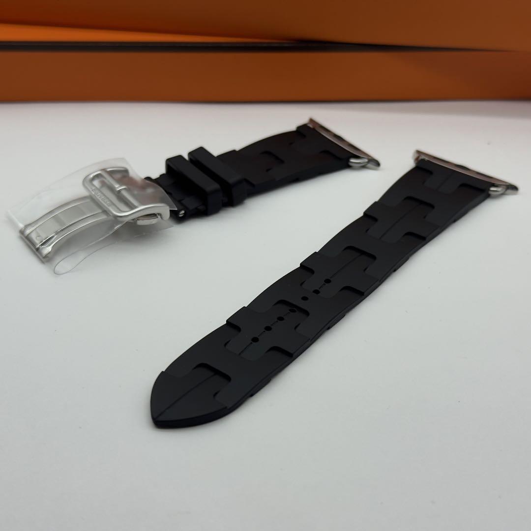 2667 未使用　Apple Watch エルメス　キリム　ブラック　バックル