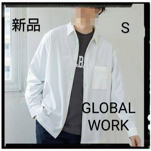 GLOBAL WORK【新品】アーバンシャツ レギュラーカラーシャツ ホワイト