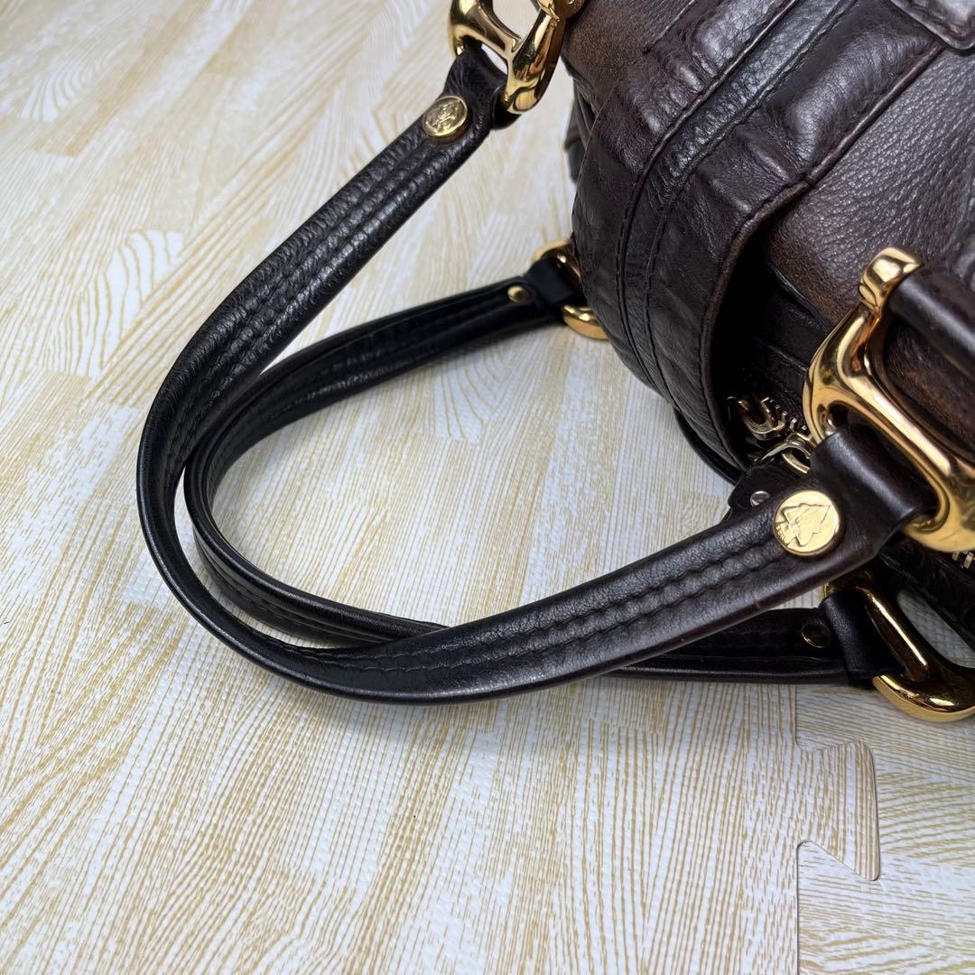 高級品✨ GUCCI グッチ ヒステリア クレスト GG シマ ハンドバッグ