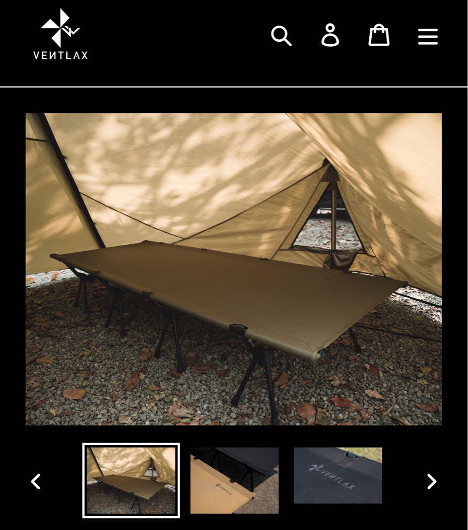 VENTLAX 2WAY ADJUSTABLE COT WIDE コット ワイド