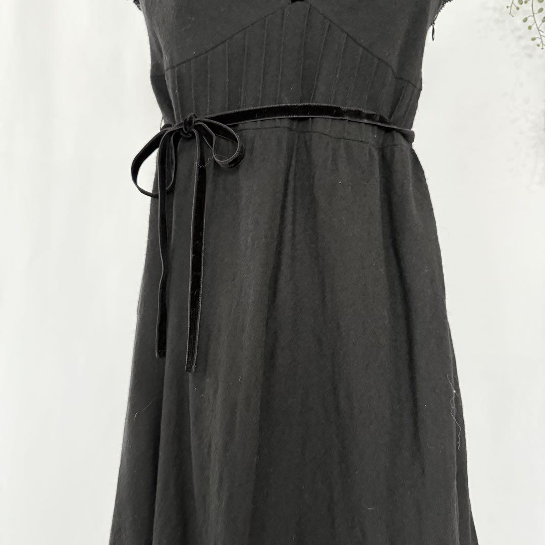 バーバリーブルーレーベル ◾️黒 36 半袖 ワンピース 春夏　ドレス　S