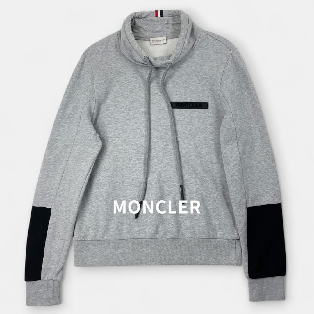 MONCLER モンクレール ハイネック ワンポイント ロゴ トレーナー S