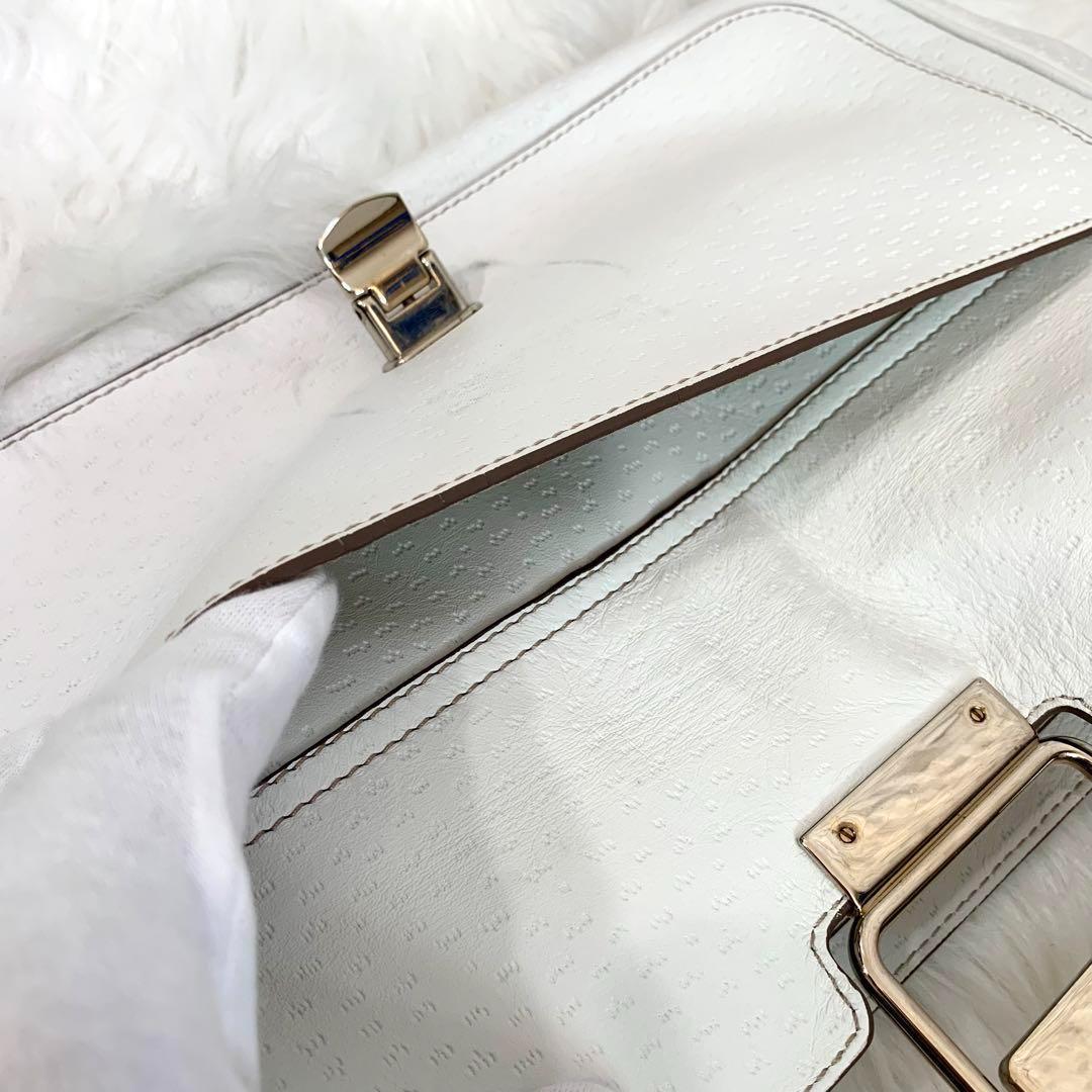 ANYA HINDMARCH アニヤハンドマーチ カーカリボンレザーハンドバッグ