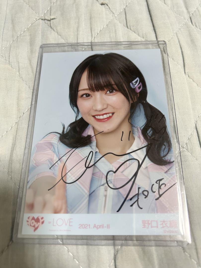イコラブ ＝LOVE 野口衣織 冬ツチェック マカロン衣装 生写真