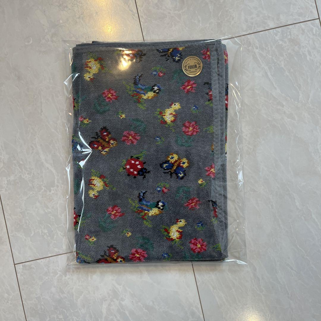 フェイラー  新品　ハイジ　おくるみ  プティバス バス　ブルー