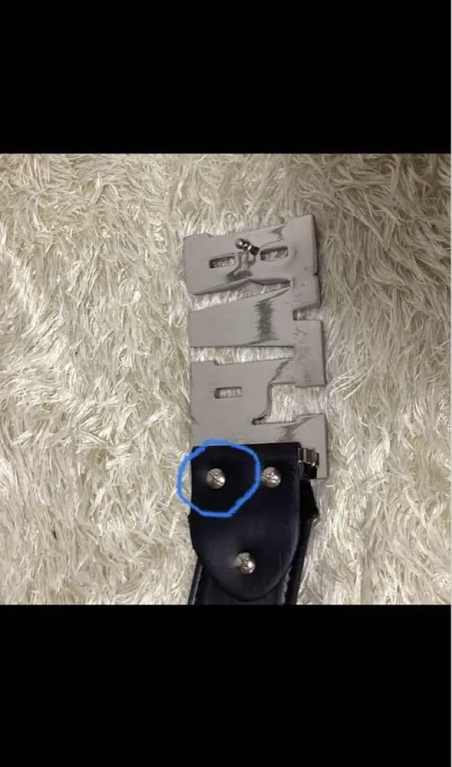 BAPE ロゴベルト ネイビー