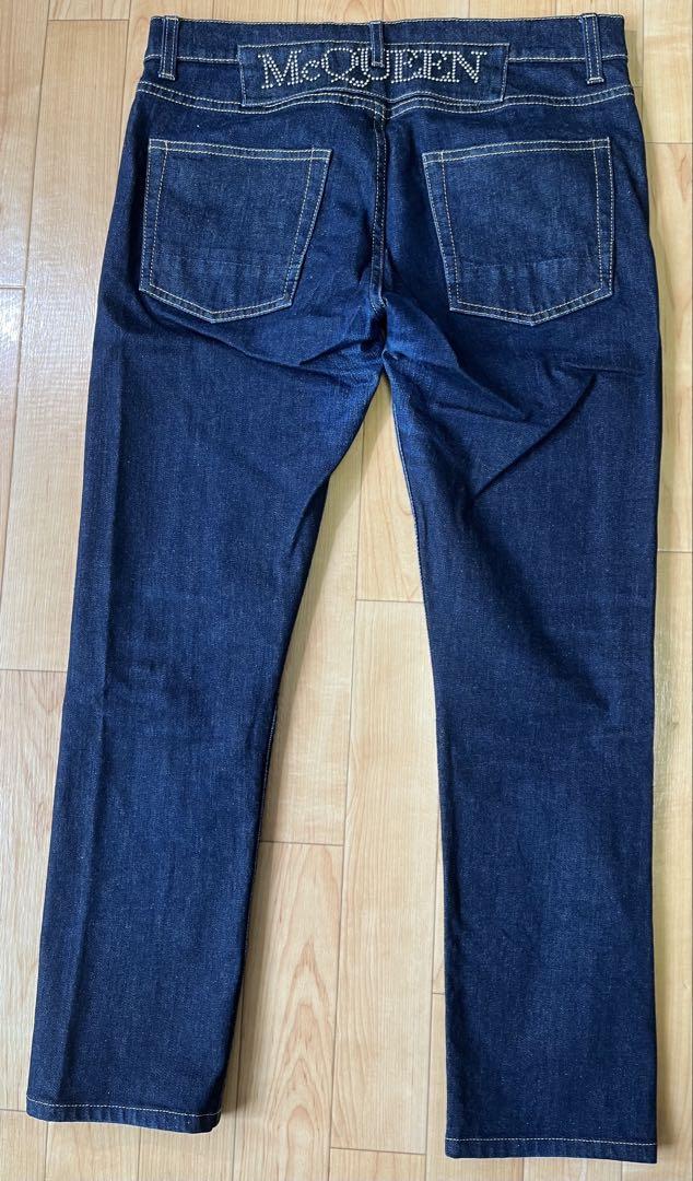 美品】アレキサンダーマックイーン ストレッチジーンズ - メルカリ