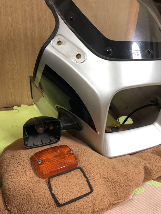 gpz400f アッパーカウル&ステー付き