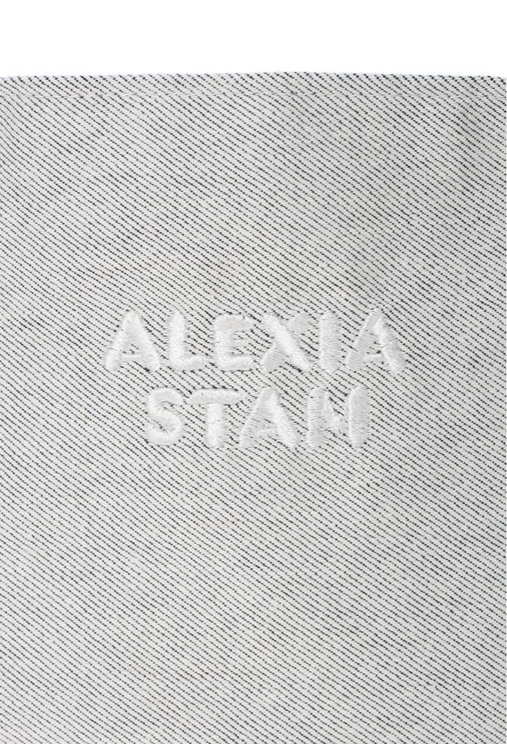 バッグ SanrioxALEXIA STAM Ribbon Tote Bag White