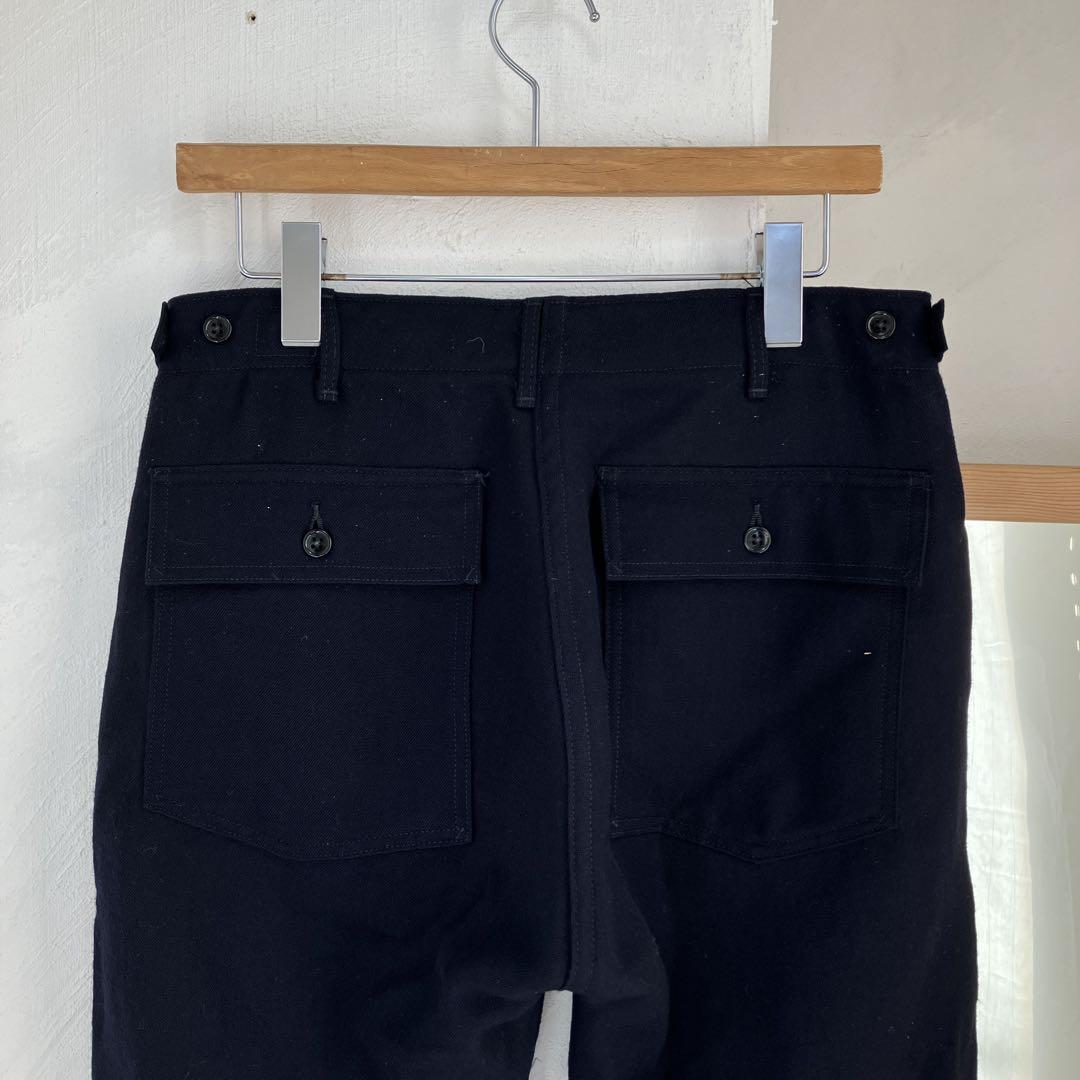 【新品未使用】orSlow オアスロウ ファティーグパンツ ネイビー ベイカー orslow ウール ファティーグパンツ ベイカーパンツ オアスロウ