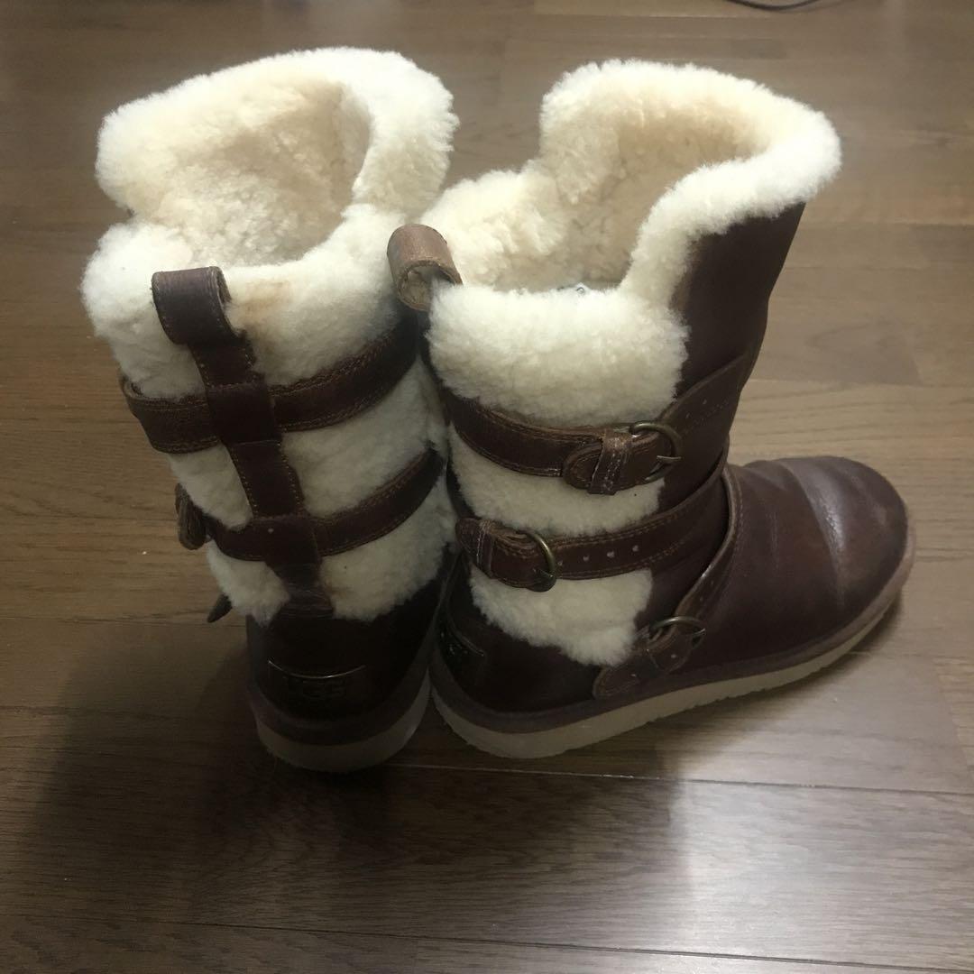 UGG AUSTRALIA(アグ) 希少デザイン表革ブーツ