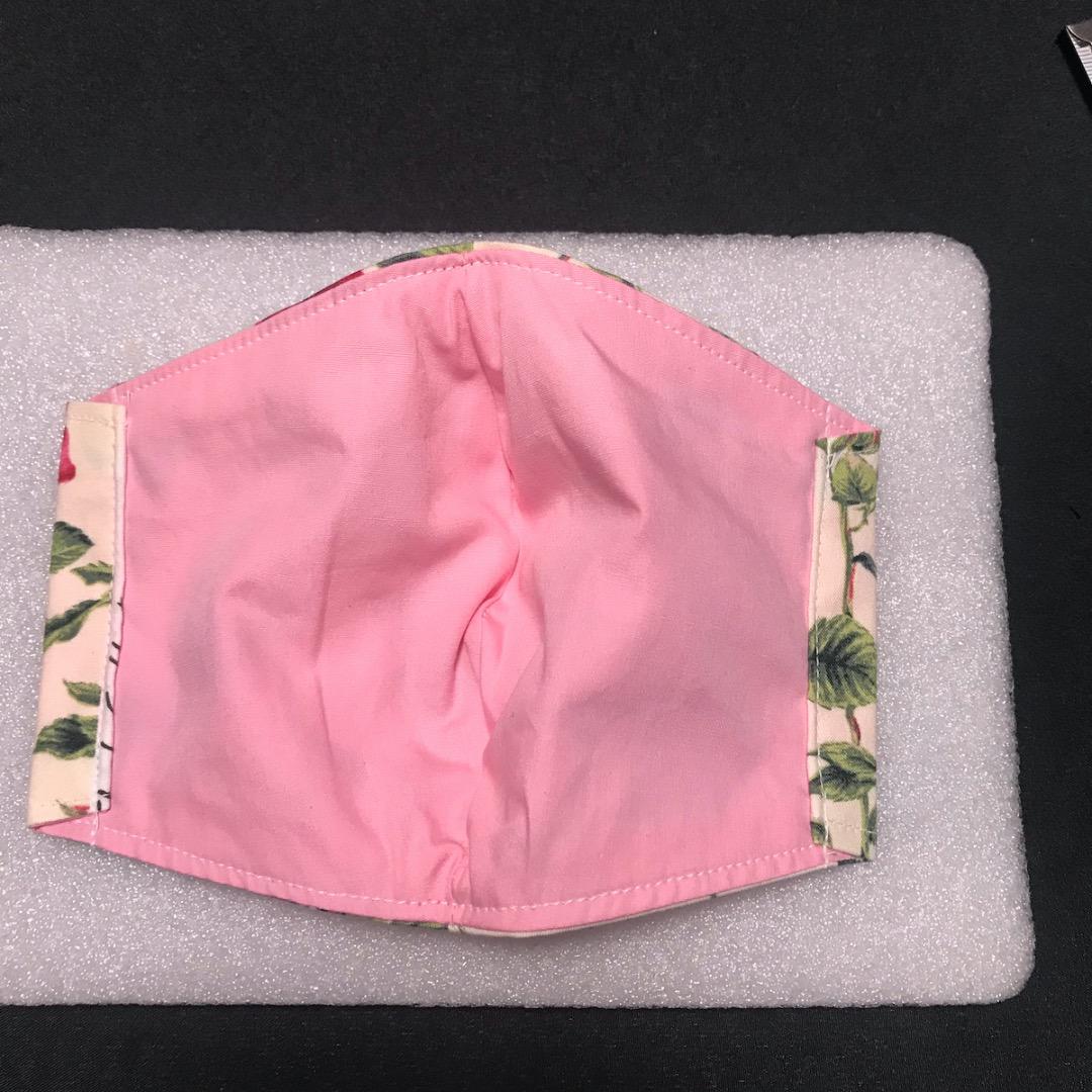 【薔薇柄】ハンドメイド 大人用 立体 インナーマスク 手作り