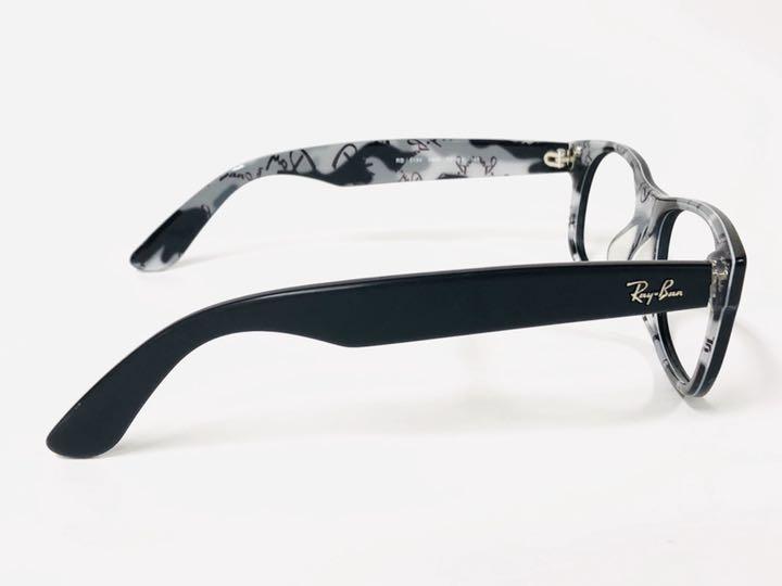 正規品 Ray Ban レイバン ウェリントン ブラック メガネ 美品 H662