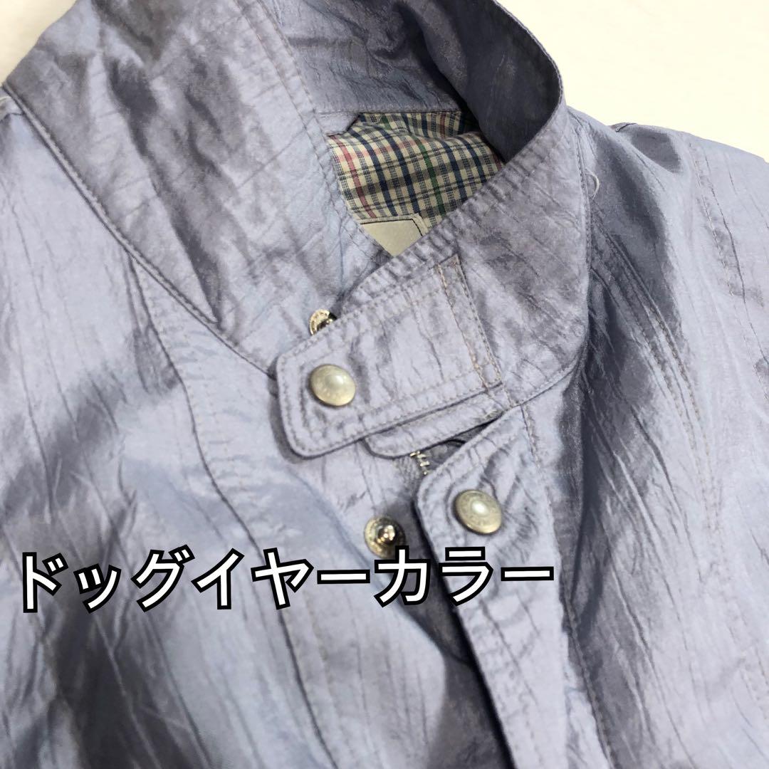1233 スウィングトップ　薄紫　薄生地　春夏　ブルゾン　レア　y2k アメカジ