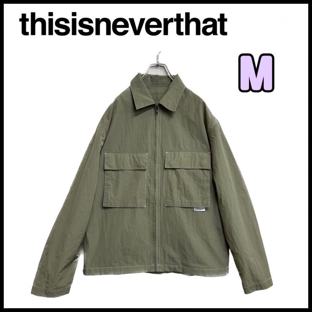 ♦️美品♦️thisisneverthat コントラクステッチジャケット韓国ブランド