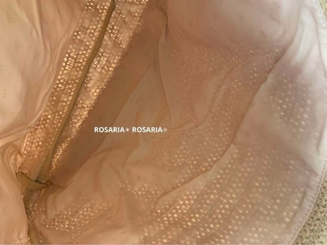 最新 DIOR ノベルティストローロゴ刺繍トートバッグ2025年 最新 DIOR ノベルティストローロゴ刺繍トートバッグ2025年