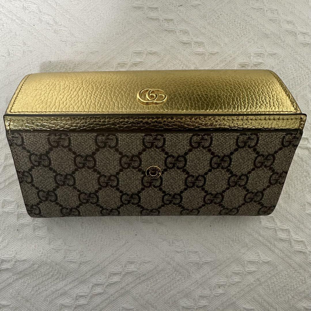 新品未使用GUCCI GG マーモント コンチネンタルウォレット
