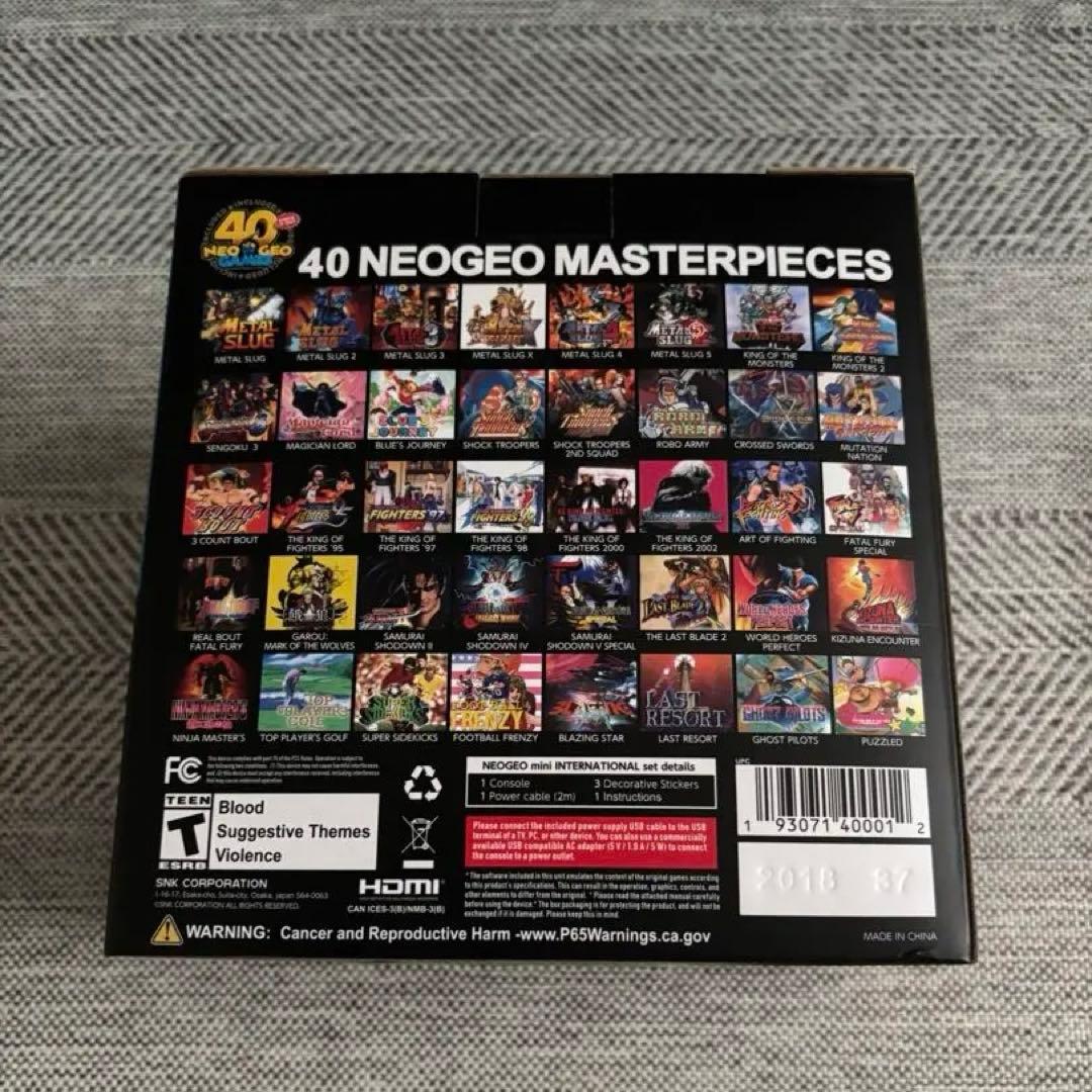 ネオジオミニインターナショナル コントロールパッド