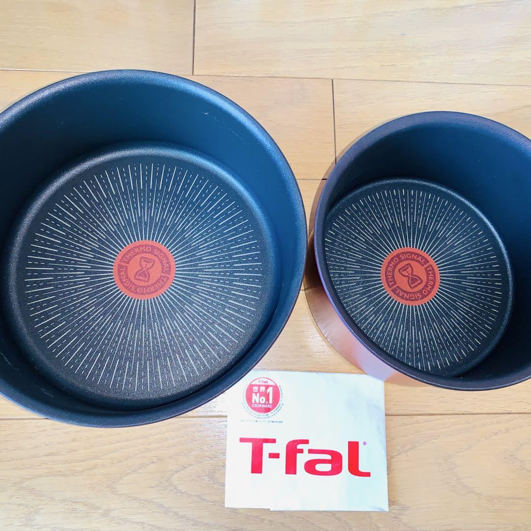 【取っ手付き】ティファール　ルージュ　ソースパン6点セット　IH