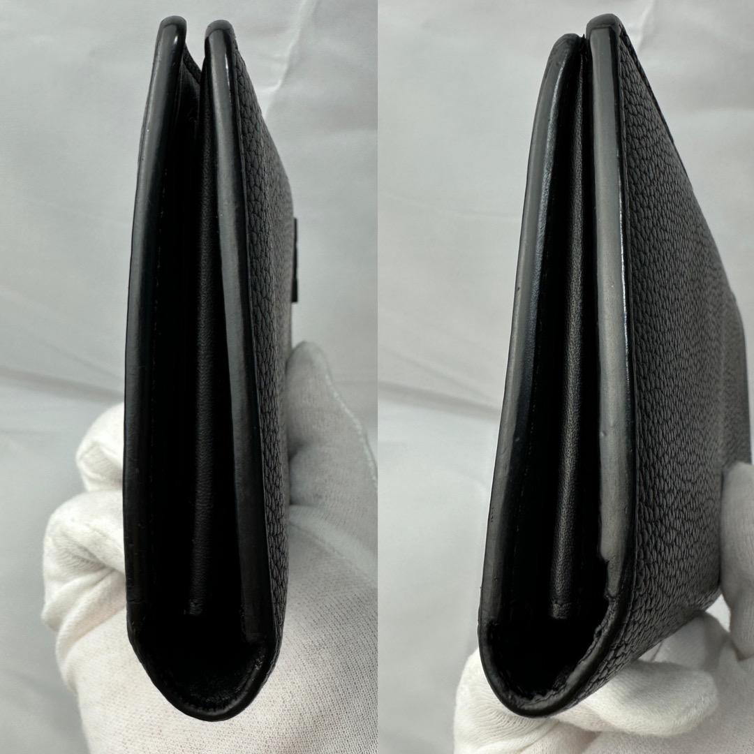 【美品】ルイヴィトン 長財布 アエログラム ブラザ レザー ブラック 現行モデル