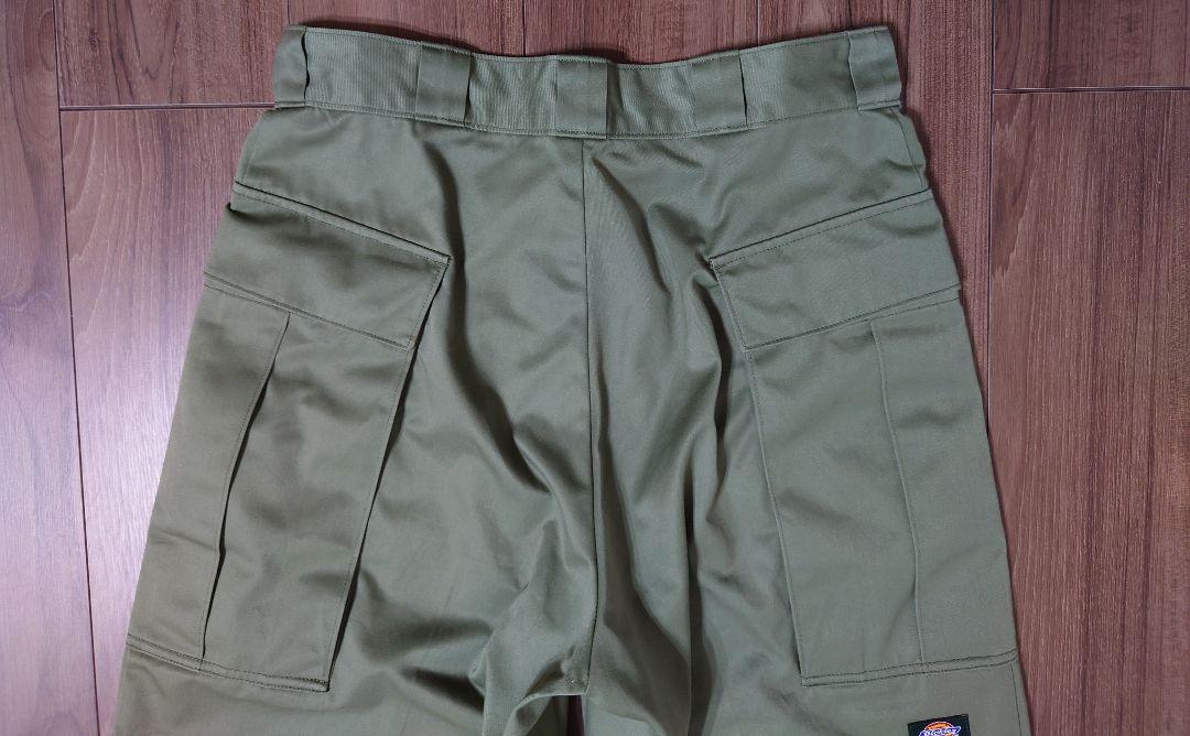 美品】モンキータイム別注 ディッキーズ ツイルカーゴパンツ 32