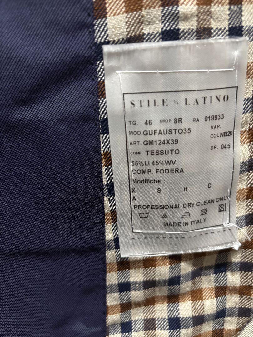 Stile Latino ビームス別注 春夏ガンクラブチェックジャケット