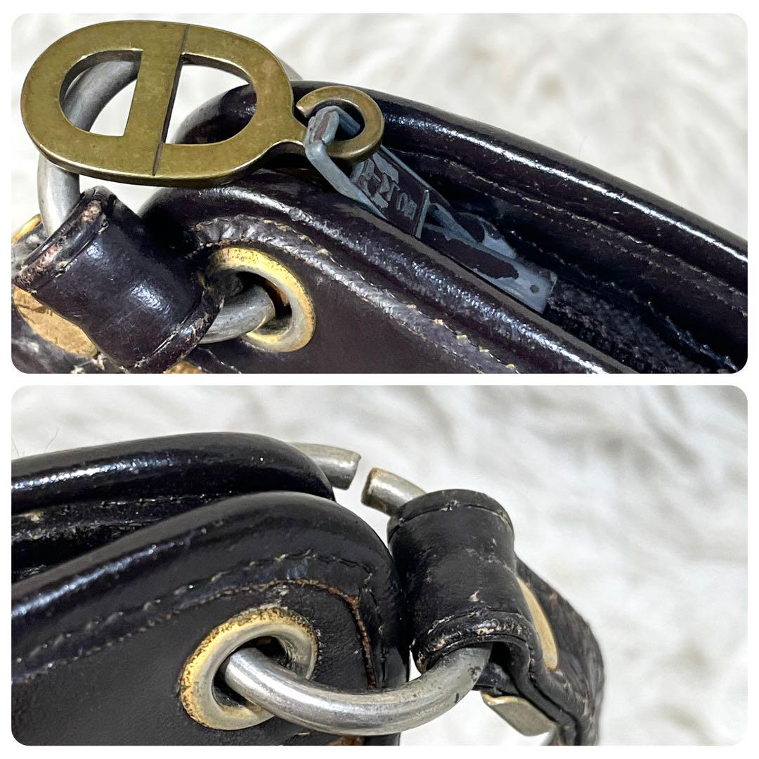 Dior クリスチャンディオール　トロッター柄　ショルダーバッグ