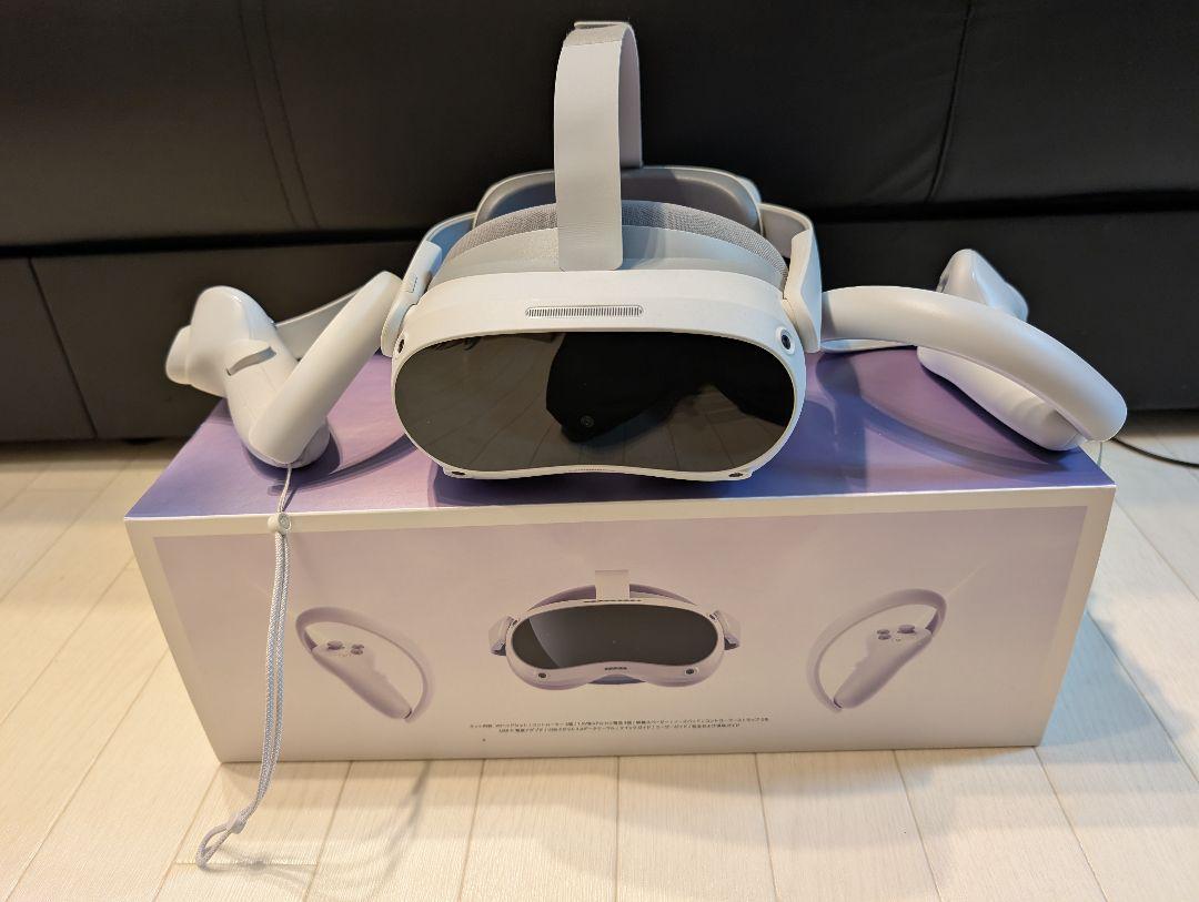 pico4 256GB VRヘッドセット 本体と付属品