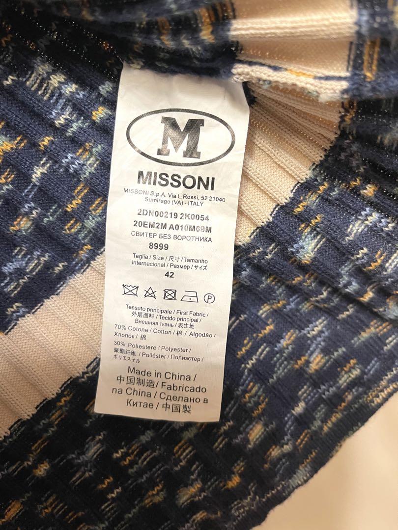 68245　MISSONI　半袖ニット 68245 MISSONI 半袖ニット - メルカリ