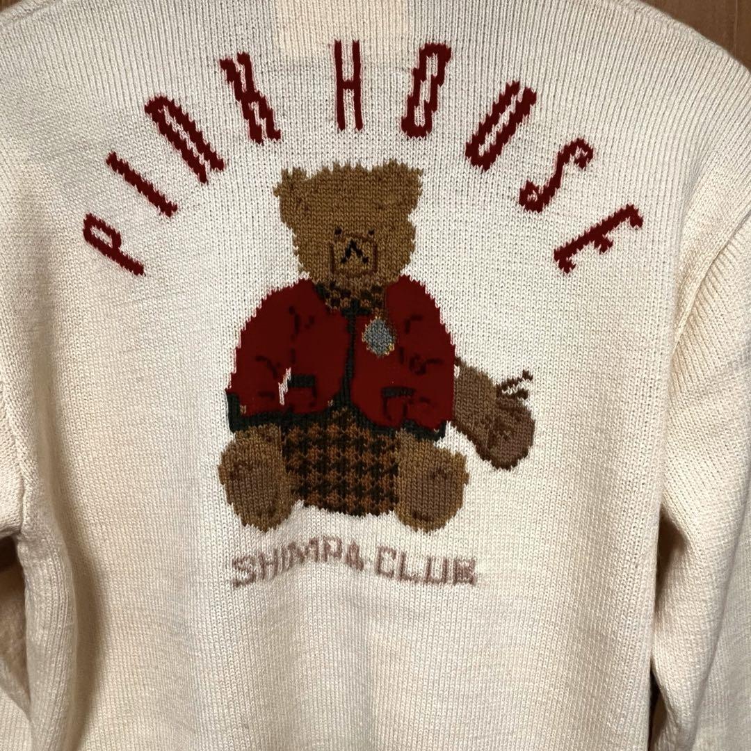 ！入手困難！ ピンクハウス PINK HOUSE カーディガン セーター くま 入手困難！ ピンクハウス PINK HOUSE カーディガン セーター くま