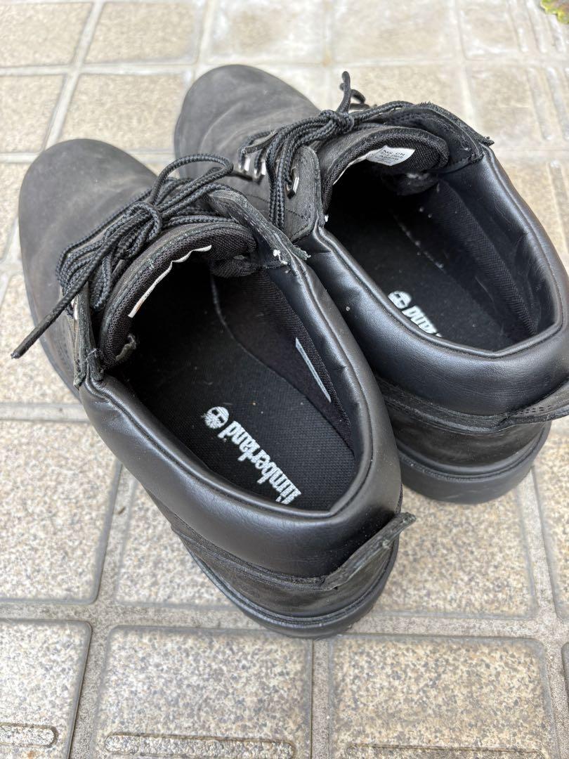 Timberland ブラック ローカット 革靴 27cm